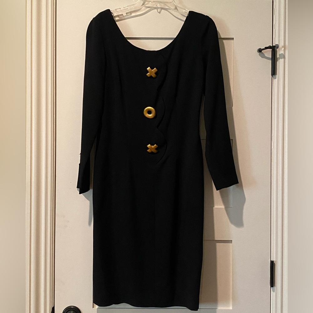 Santa Fe by Jim Tremblay XOX button dress 80s